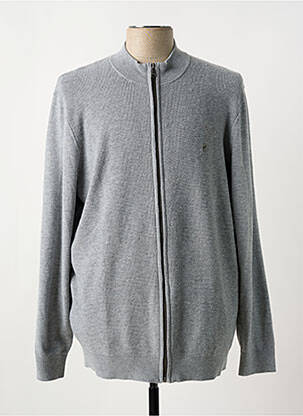 Gilet manches longues maille souple et aérée gris KAPORAL homme