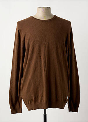 Pull stretch manches longues marron LEE COOPER homme