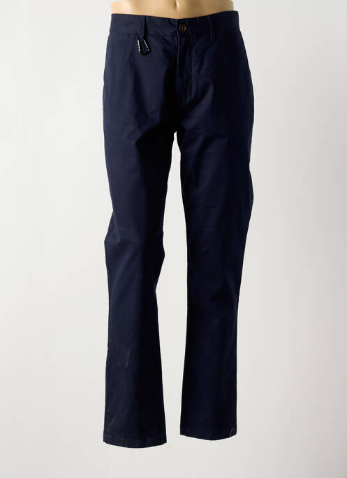 Pantalon chino tissage popeline taille normale bleu SALSA homme