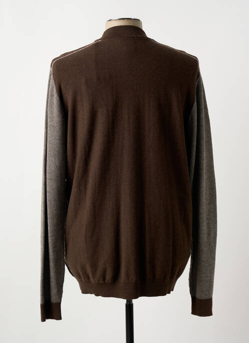 Gilet manches longues marron KAPORAL pour homme