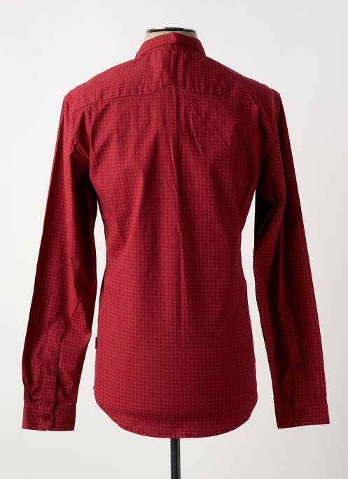 Chemise manches longues rouge LEE COOPER pour homme