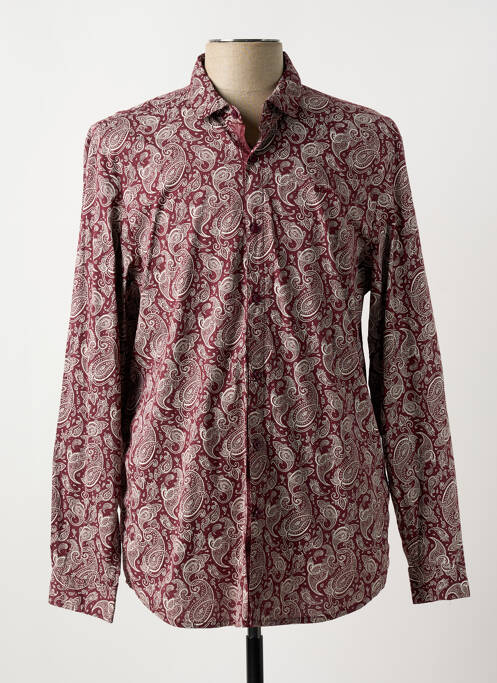 Chemise manches longues rouge LEE COOPER pour homme