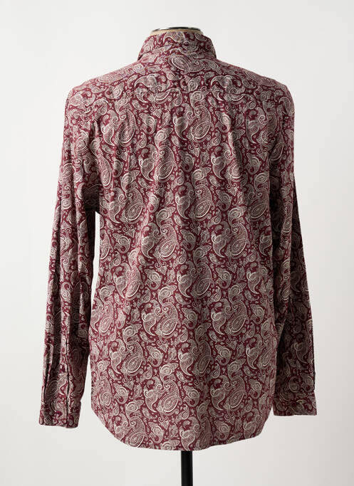 Chemise manches longues rouge LEE COOPER pour homme