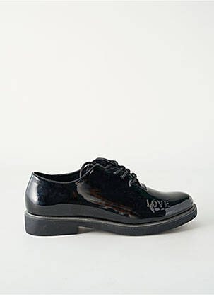 Derbies matière lisse talon plat jusqu'à 3cm noir MOLLY BRACKEN femme