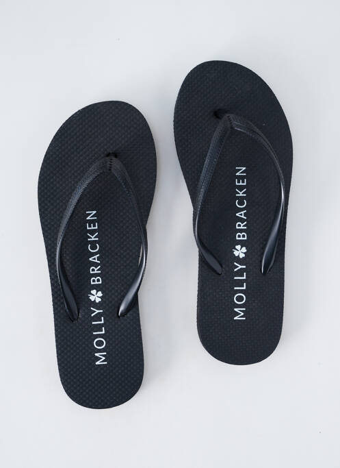 Tongs noir MOLLY BRACKEN pour femme