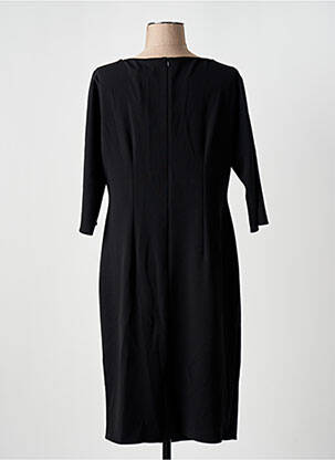 Robe mi-longue manches 3/4 manches 3/4 noir RINASCIMENTO femme