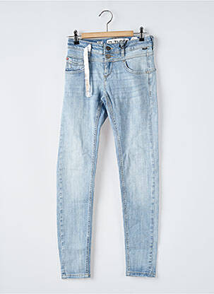 Jeans coupe slim stretch taille normale bleu ZHRILL femme