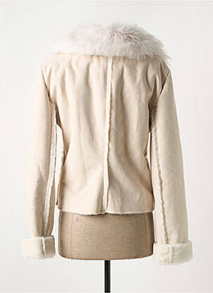 Blouson finition intérieure doublure polaire beige RINASCIMENTO femme