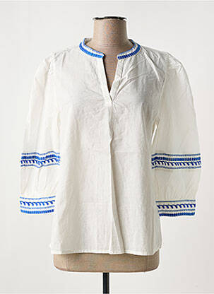 Blouse manches longues manches longues blanc B.YOUNG femme