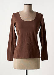 T-shirt marron TEX LEAVES pour femme seconde vue