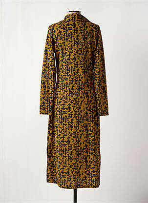 Robe longue manches longues manches longues marron B.YOUNG femme