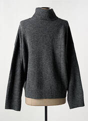 Pull col roulé gris GEISHA pour femme seconde vue