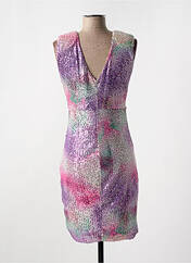 Robe courte violet RINASCIMENTO pour femme seconde vue