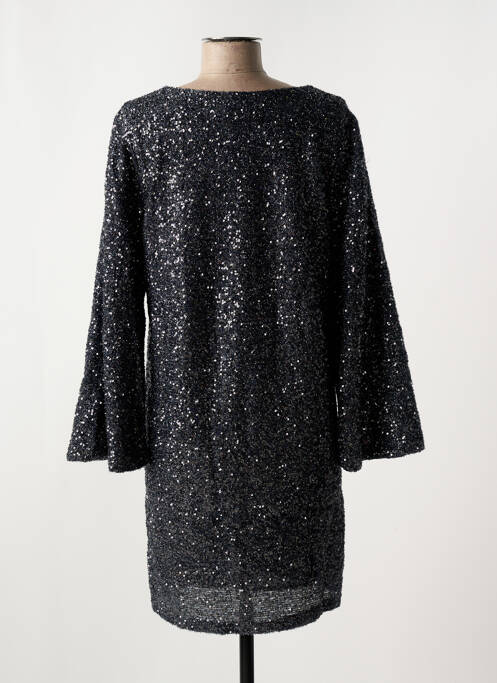 Robe courte manches 3/4 manches 3/4 bleu ANDY & LUCY femme