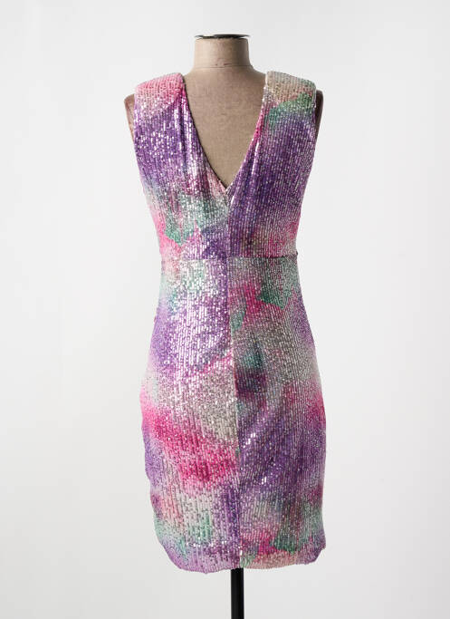 Robe courte violet RINASCIMENTO femme