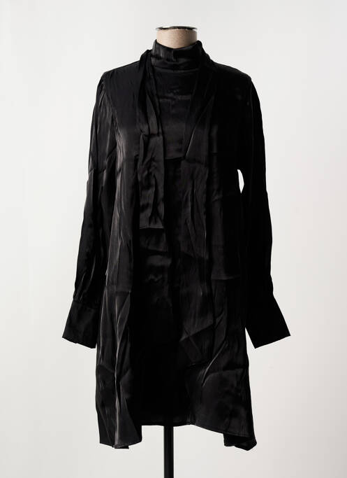 Robe mi-longue noir ADILYNN pour femme