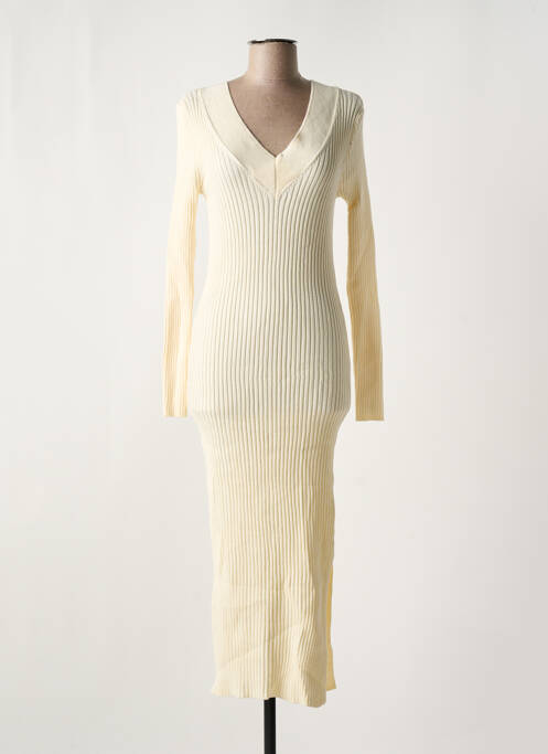 Robe pull beige RINASCIMENTO pour femme