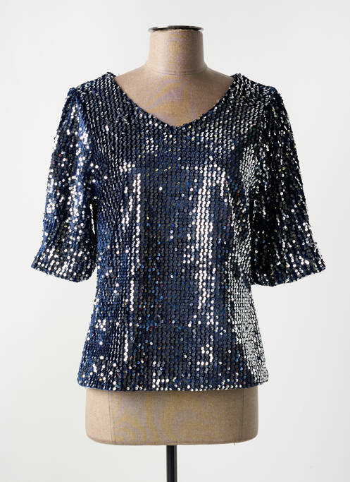 Top bleu GEISHA pour femme