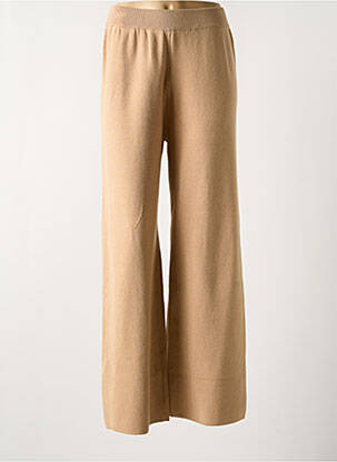 Pantalon large taille normale taille normale marron RUE MAZARINE femme