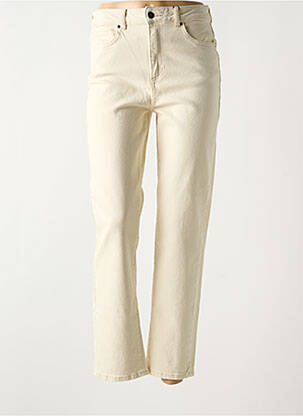 Pantalon 7/8 stretch taille normale beige B.YOUNG femme
