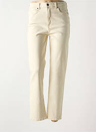 Pantalon 7/8 stretch taille normale beige B.YOUNG femme