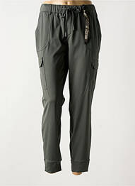 Pantalon cargo taille élastique taille normale vert ZHRILL femme