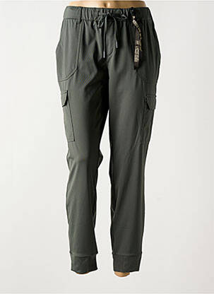 Pantalon cargo taille élastique taille normale vert ZHRILL femme
