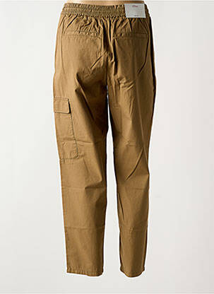 Pantalon 7/8 taille élastique taille normale marron S.OLIVER femme