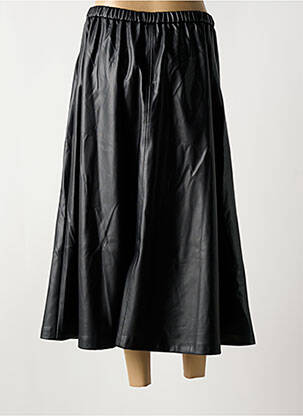 Jupe longue coupe évasée noir B.YOUNG femme