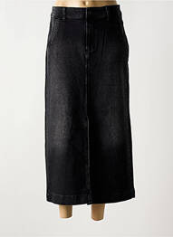 Jupe longue coupe droite noir B.YOUNG femme