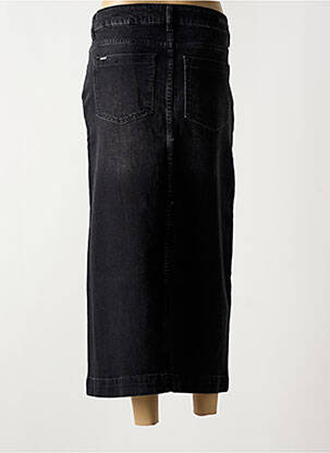 Jupe longue coupe droite noir B.YOUNG femme