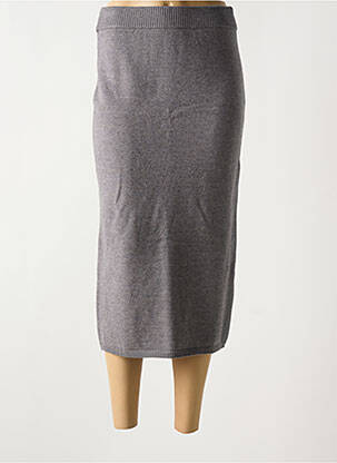Jupe longue taille normale gris GEISHA femme