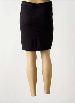 Jupe courte taille élastique noir B.YOUNG femme
