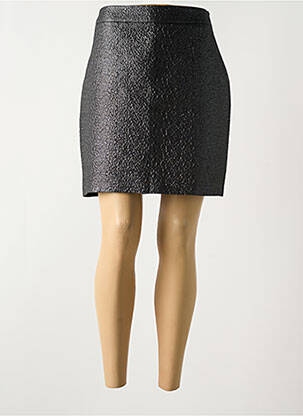 Jupe courte taille normale noir GEISHA femme