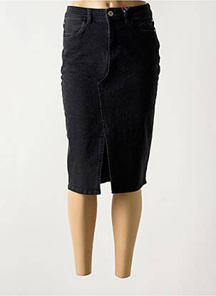 Jupe mi-longue noir STREET ONE pour femme