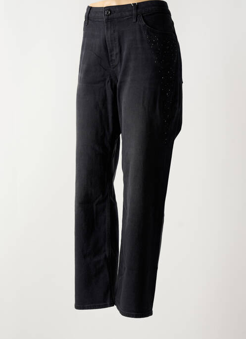 Jeans coupe droite stretch taille normale noir S.OLIVER femme