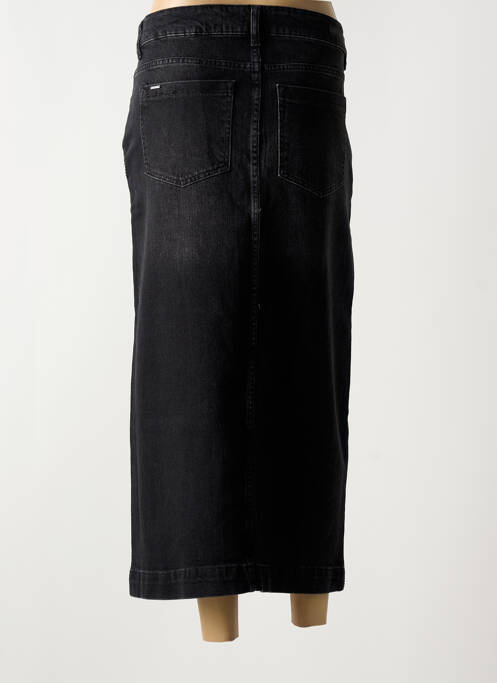 Jupe longue coupe droite noir B.YOUNG femme