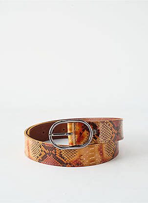 Ceinture marron CHARLAY STONE pour femme