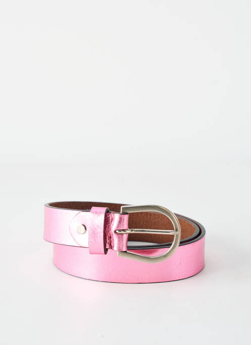 Ceinture rose CHARLAY STONE pour femme