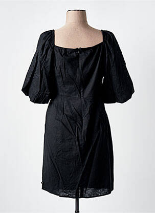 Robe courte fermeture zippée au dos manches courtes noir SCOTCH & SODA femme
