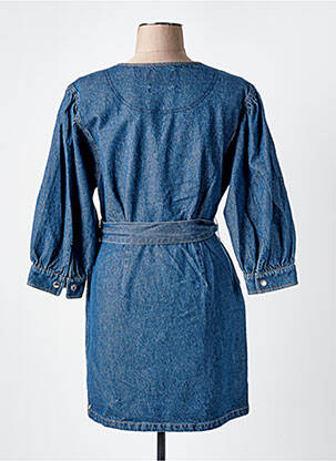 Robe courte manches 3/4 manches 3/4 bleu SCOTCH & SODA femme