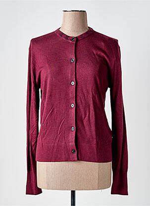 Gilet manches longues col rond rouge SCOTCH & SODA femme