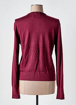 Gilet manches longues col rond rouge SCOTCH & SODA femme