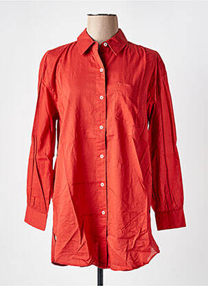 Tunique manches longues col chemisier rouge SCOTCH & SODA femme