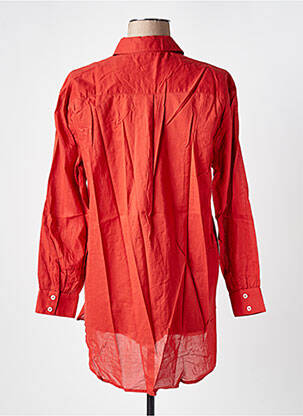 Tunique manches longues col chemisier rouge SCOTCH & SODA femme