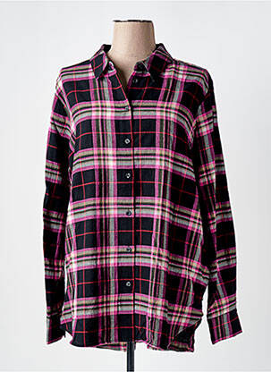 Chemisier coupe droite manches longues noir SCOTCH & SODA femme