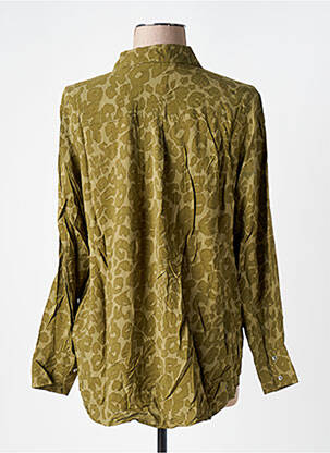 Chemisier coupe cintrée manches longues vert SCOTCH & SODA femme