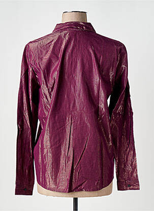 Chemisier coupe fluide manches longues violet SCOTCH & SODA femme