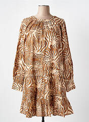 Robe mi-longue marron SCOTCH & SODA pour femme seconde vue