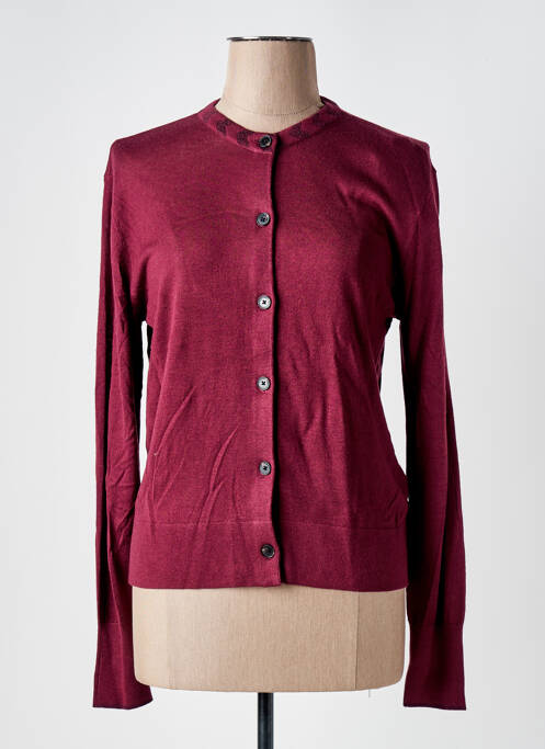 Gilet manches longues stretch rouge SCOTCH & SODA femme